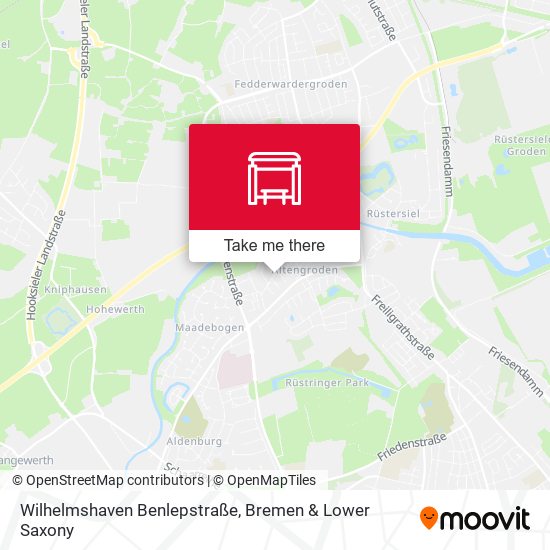 Wilhelmshaven Benlepstraße map