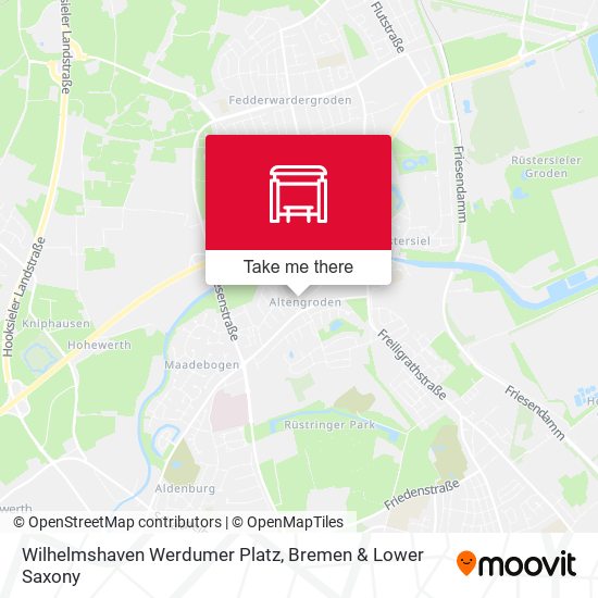 Wilhelmshaven Werdumer Platz map