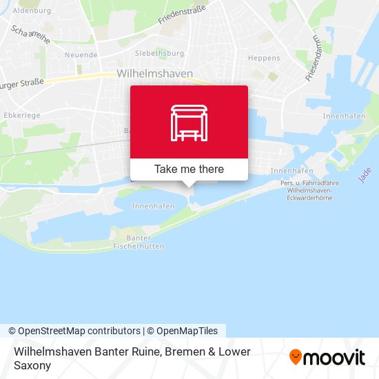 Wilhelmshaven Banter Ruine map
