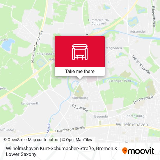 Wilhelmshaven Kurt-Schumacher-Straße map