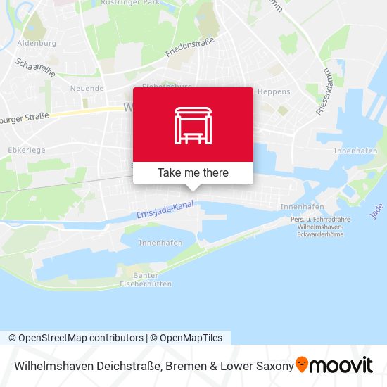 Wilhelmshaven Deichstraße map