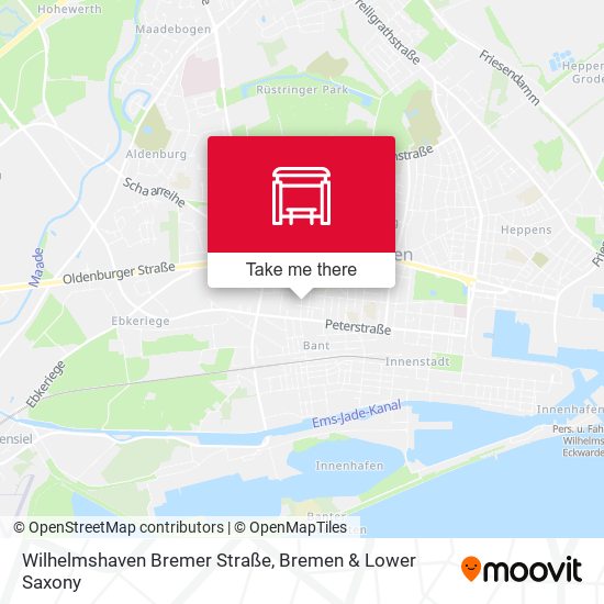 Wilhelmshaven Bremer Straße map