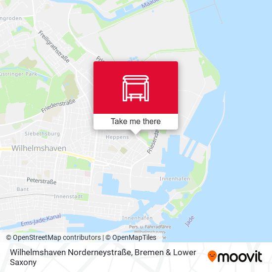 Wilhelmshaven Norderneystraße map
