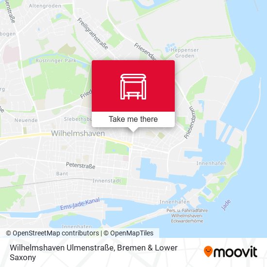 Wilhelmshaven Ulmenstraße map