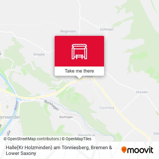 Halle(Kr Holzminden) am Tönniesberg map