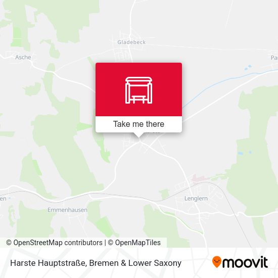 Harste Hauptstraße map