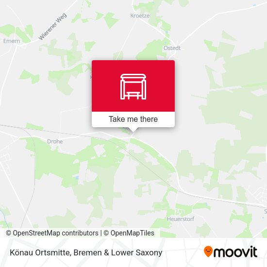 Könau Ortsmitte map