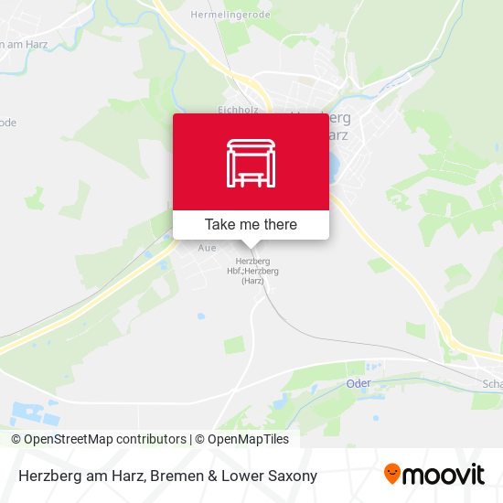 Herzberg am Harz map