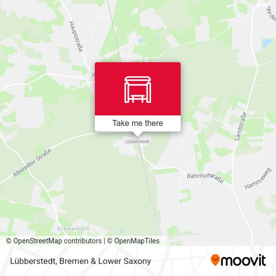 Lübberstedt map