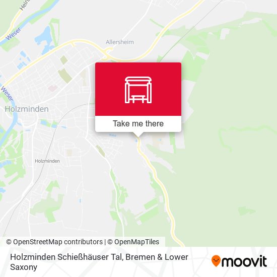 Holzminden Schießhäuser Tal map