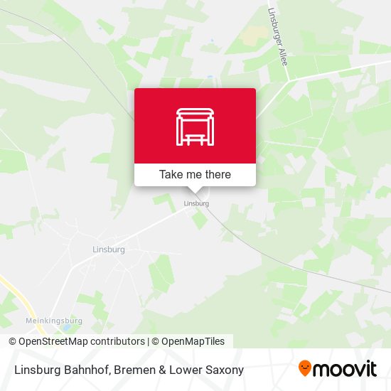 Linsburg Bahnhof map