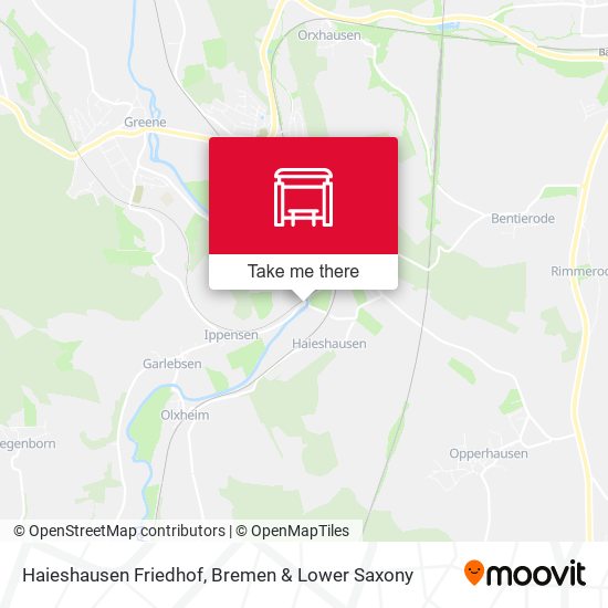 Haieshausen Friedhof map