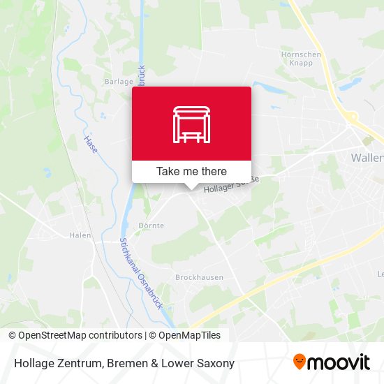 Hollage Zentrum map
