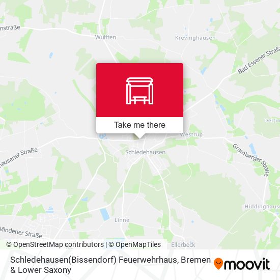 Schledehausen(Bissendorf) Feuerwehrhaus map