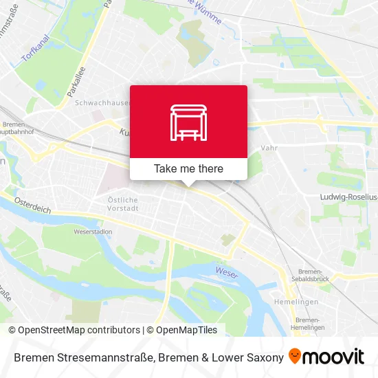 Карта Bremen Stresemannstraße