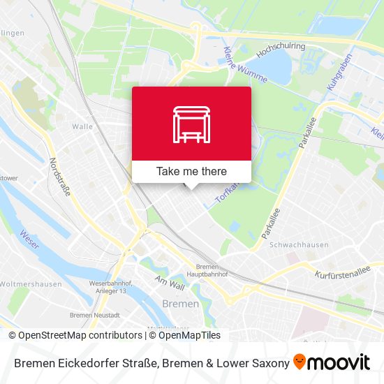 Bremen Eickedorfer Straße map
