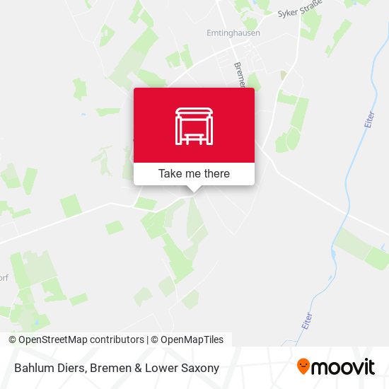 Bahlum Diers map