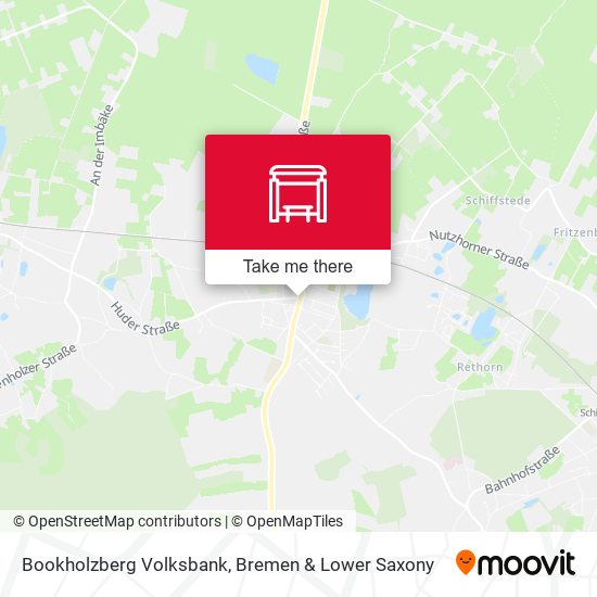 Bookholzberg Volksbank map