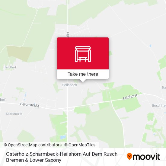 Osterholz-Scharmbeck-Heilshorn Auf Dem Rusch map