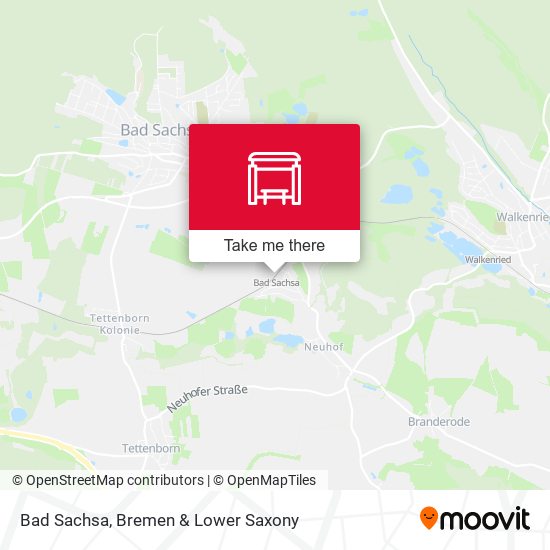 Bad Sachsa map