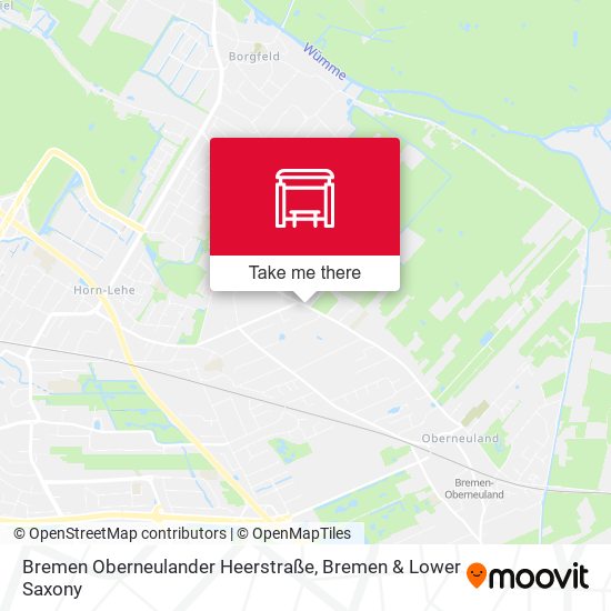 Bremen Oberneulander Heerstraße map