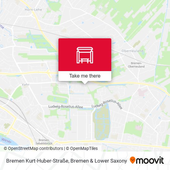 Bremen Kurt-Huber-Straße map
