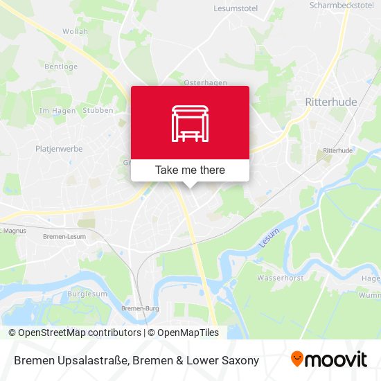 Bremen Upsalastraße map