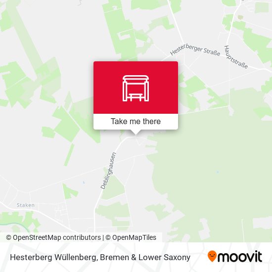 Hesterberg Wüllenberg map