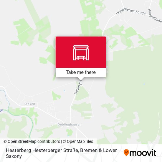 Hesterberg Hesterberger Straße map