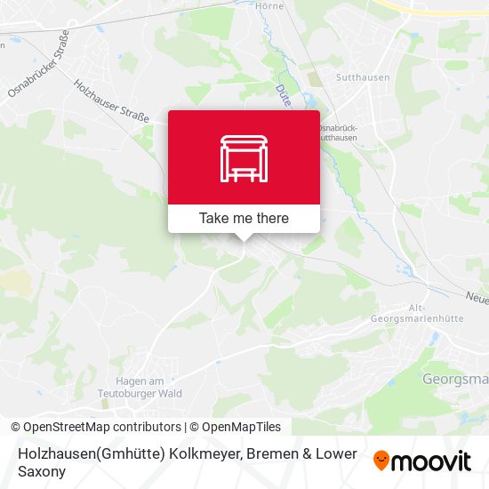 Holzhausen(Gmhütte) Kolkmeyer map