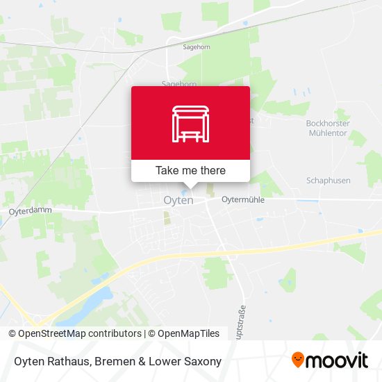 Oyten Rathaus map
