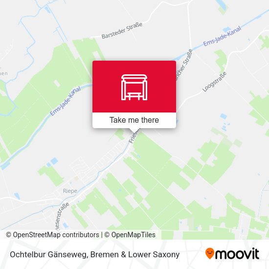 Ochtelbur Gänseweg map