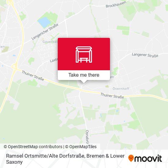 Ramsel Ortsmitte / Alte Dorfstraße map