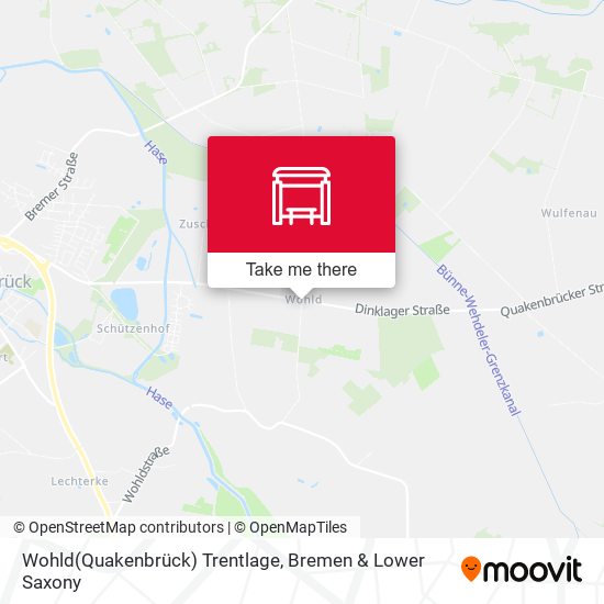 Wohld(Quakenbrück) Trentlage map