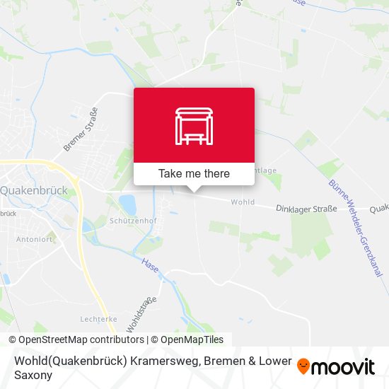 Wohld(Quakenbrück) Kramersweg map