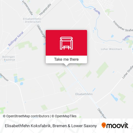 Elisabethfehn Koksfabrik map