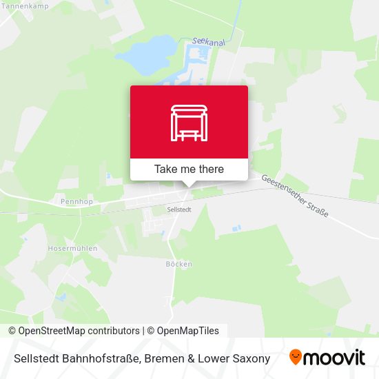 Sellstedt Bahnhofstraße map