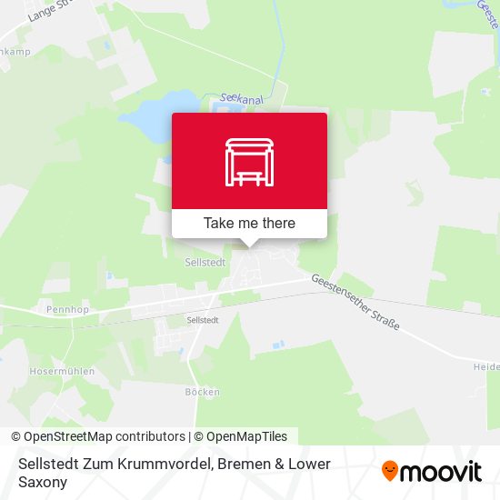 Sellstedt Zum Krummvordel map