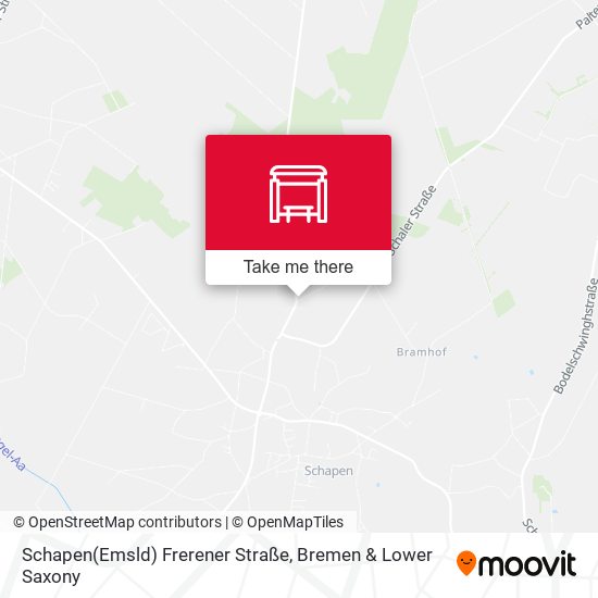 Schapen(Emsld) Frerener Straße map