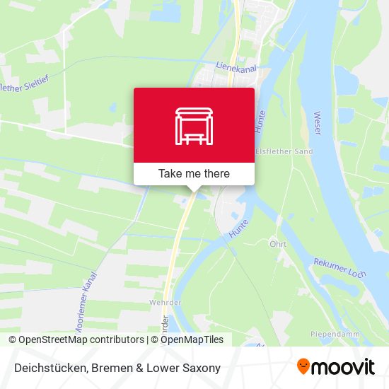 Deichstücken map