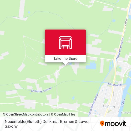 Neuenfelde(Elsfleth) Denkmal map