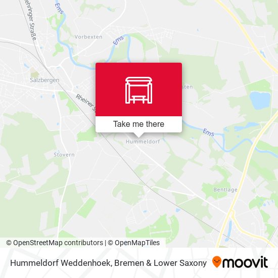 Hummeldorf Weddenhoek map