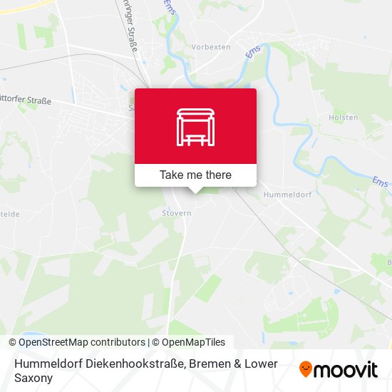 Hummeldorf Diekenhookstraße map