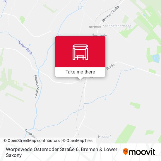 Worpswede Ostersoder Straße 6 map