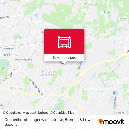Delmenhorst Langenwischstraße map