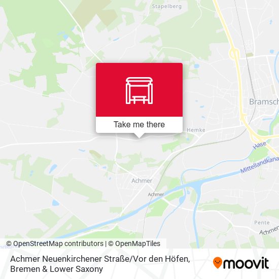 Achmer Neuenkirchener Straße / Vor den Höfen map