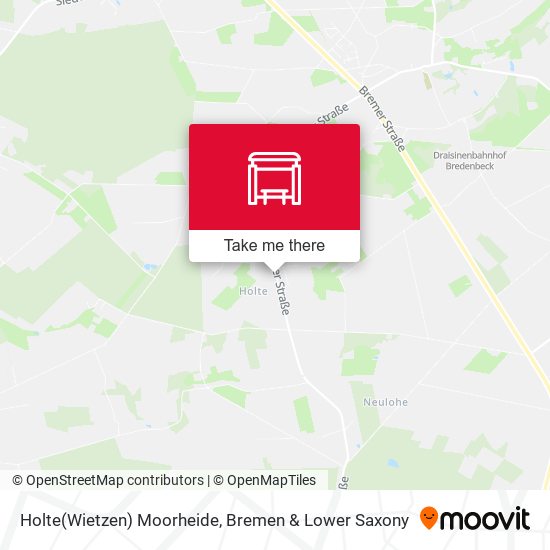 Holte(Wietzen) Moorheide map