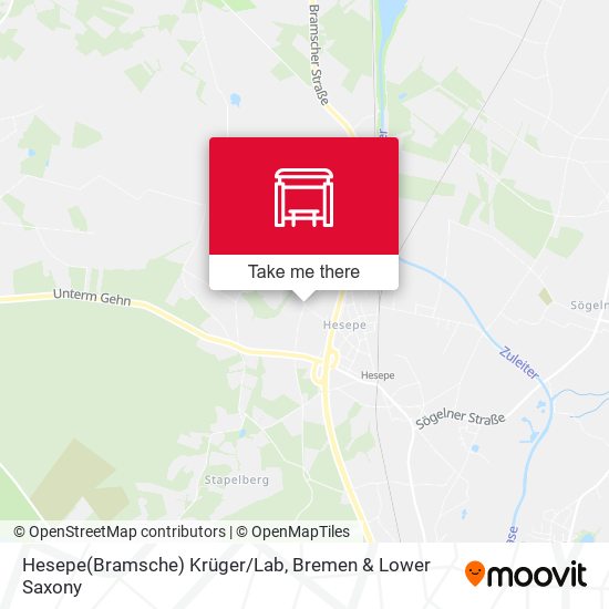 Hesepe(Bramsche) Krüger/Lab map