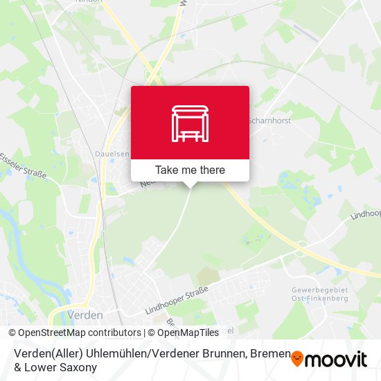 Verden(Aller) Uhlemühlen / Verdener Brunnen map