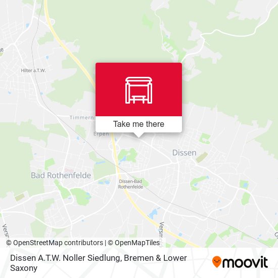Dissen A.T.W. Noller Siedlung map